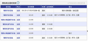 潍坊至临朐的汽车票价解析