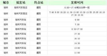 藤县到桂林的汽车票价解析