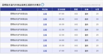 玉溪到昆明的汽车票价分析与选择建议
