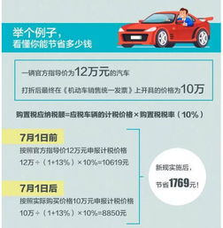 汽车购置税计算方法